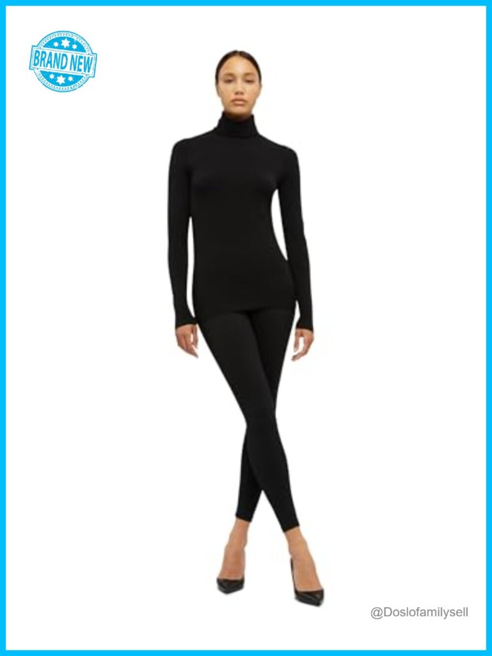 Wolford Aurora Pullover Sweater Women's Turtleneck Long Sleeve Seamless